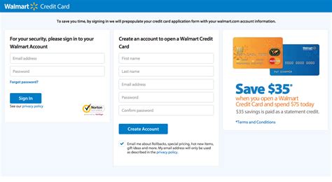 smart phone app for walmart credit card|applying for walmart card.